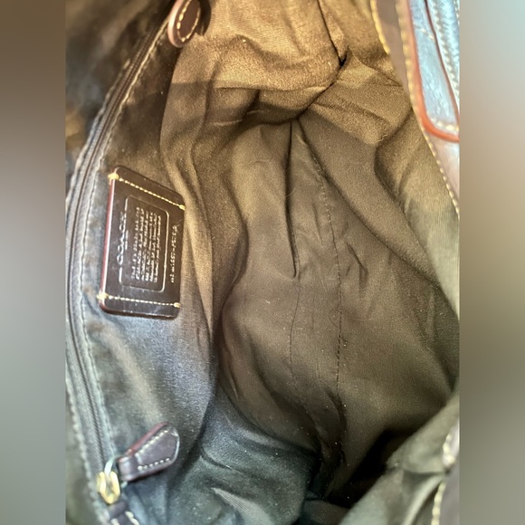 Coach Lexy Signature Leather Canvas Shoulder Bag - Picture 10 of 11